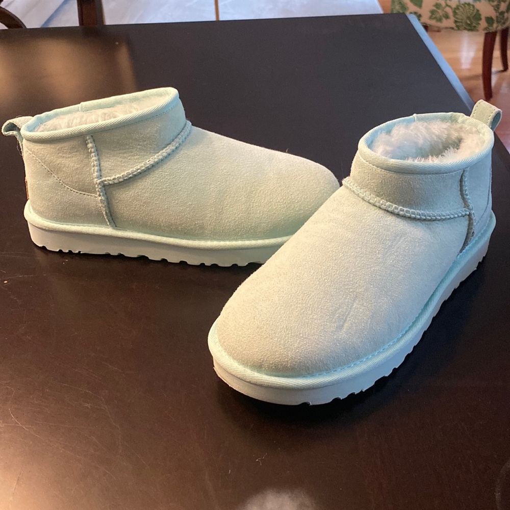 COPY - COPY - Ugg mini boots soft baby teal Sz 8